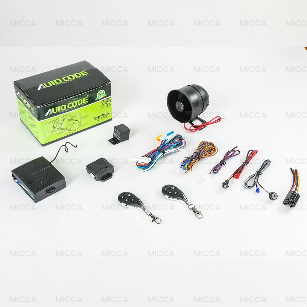 Car Door Look General Dc 12V Car Alarm System Anti-Hijacking Security Alarm Car Alarm