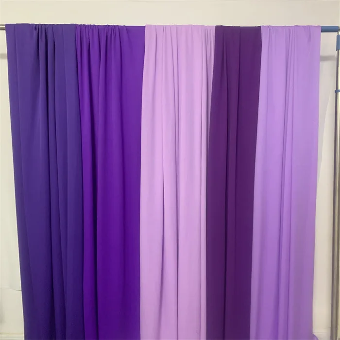 Beautiful Purple Color Wedding Decoration Wedding Party Stretch Milk Ceiling Drape Ceiling Drapes Wedding Decoration