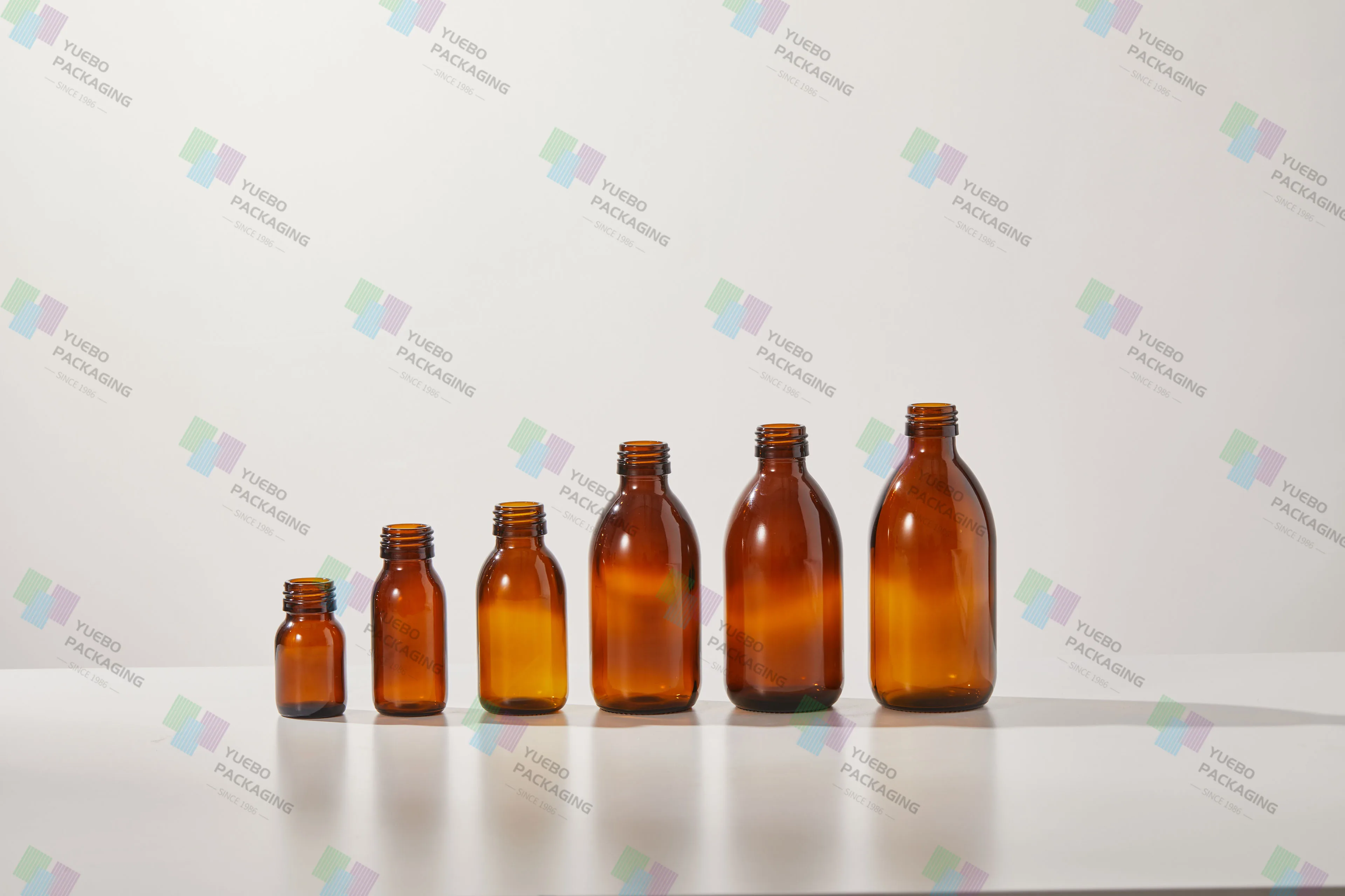 Wholesale 30ml 60ml 100ml 125ml 150ml 200ml Amber Oral Liquid Medicine Pharmaceutical Syrup Vial Ferment Glass Bottles Supplier