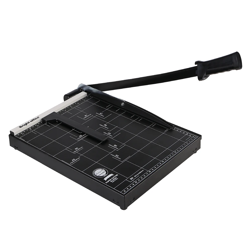 Bright Office metal manual B4 guillotine paper cutter 15*12 inch photo paper trimmer professional office stationery