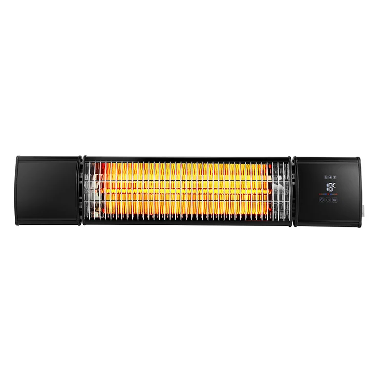 Wall Mounted Patio Heater-  3 Seconds Instant Warm, Silent Work, Infrared Heater For Garage Backyard,Patio,2400W