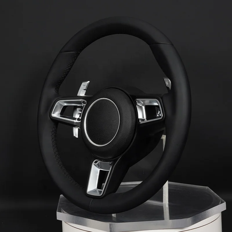 Suitable for Porsche steering wheel modification and upgrading, new carbon fiber steering wheel