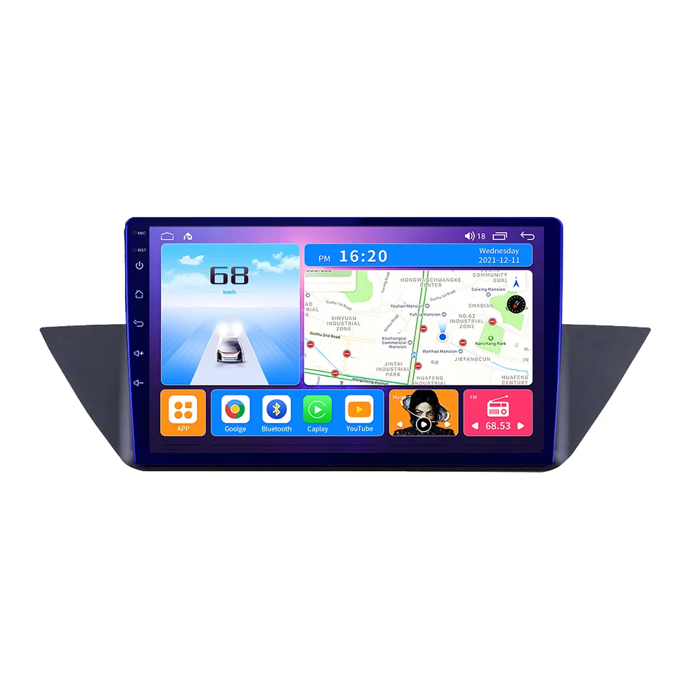 EKIY T7 Android 10 Auto 2 Din магнитола для BMW X1 E84 2009-2012 Автомобильный мультимедийный видеоплеер стерео Carplay GPS навигация 2din DVD