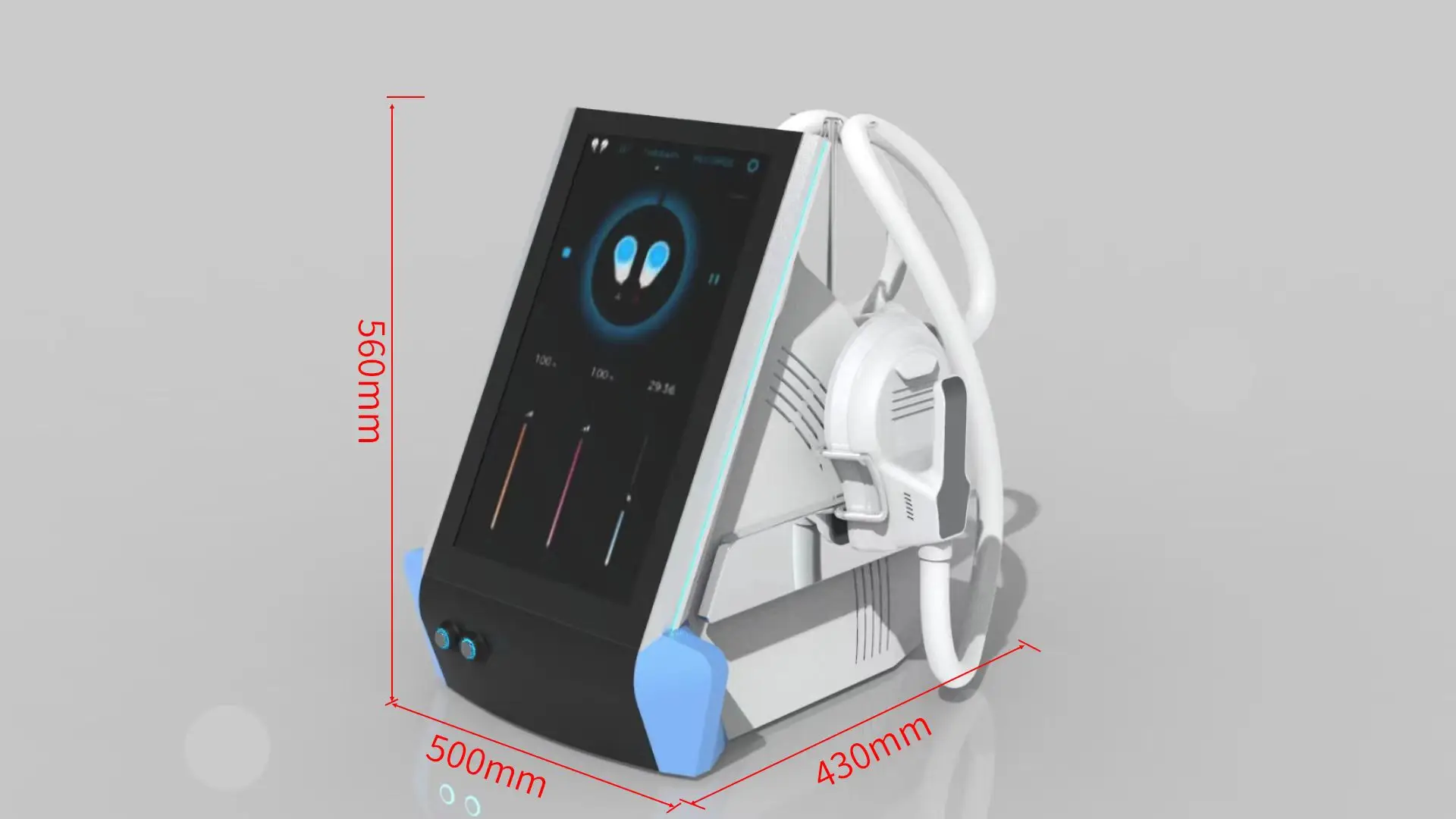 A820 1200W-3000W Body Slimming EMS Machine  RF EMS Muscle Stimulator for  Fat Burning Hips Muscle Building Weight Loss