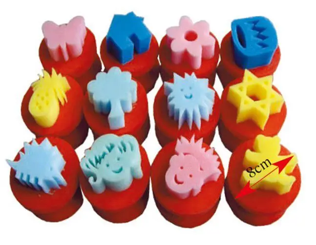 High quality foam stamp creativity sponge stamp for painting