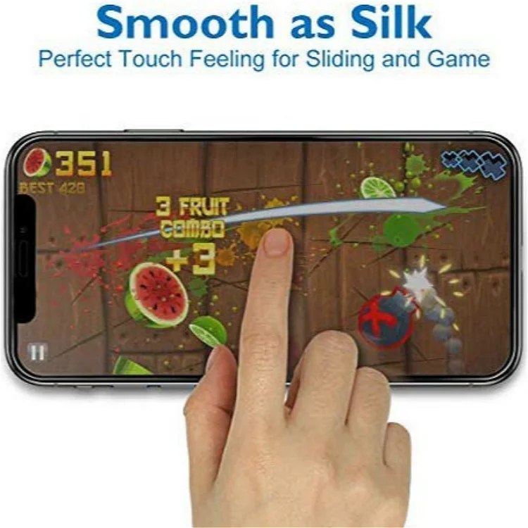 JANIT 5D Matte protection film for iphone 11 pro max cellphone glass screen protector