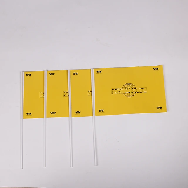 
Popular Pole Holder Wooden Burger Good Quality Mini Flag Toothpick With Paper Flags 