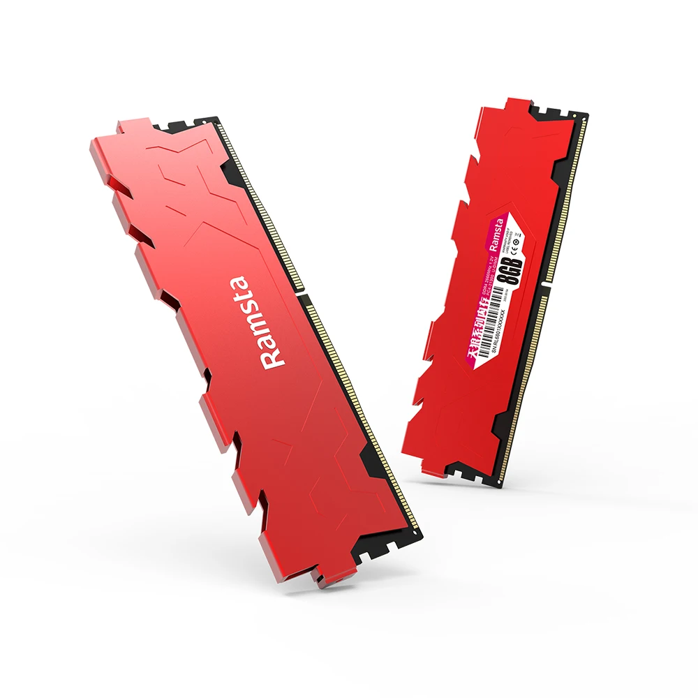 Детали для компьютера оперативная память Ramsta DDR4 4 8 16 Гб 2666 МГц настольного