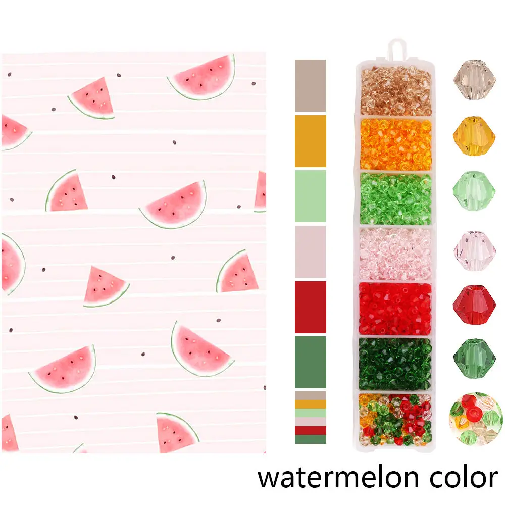 Wholesale 7 Grids Crystal Beads Set 700pcs Color 4mm Czech Loose Glass Beads For Jewelry Making