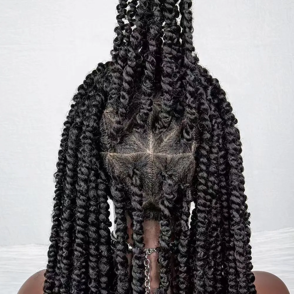 Dreadlock Wig 40 inches Short Twist Wigs for Black Women Men Afro Curly Synthetic Wig