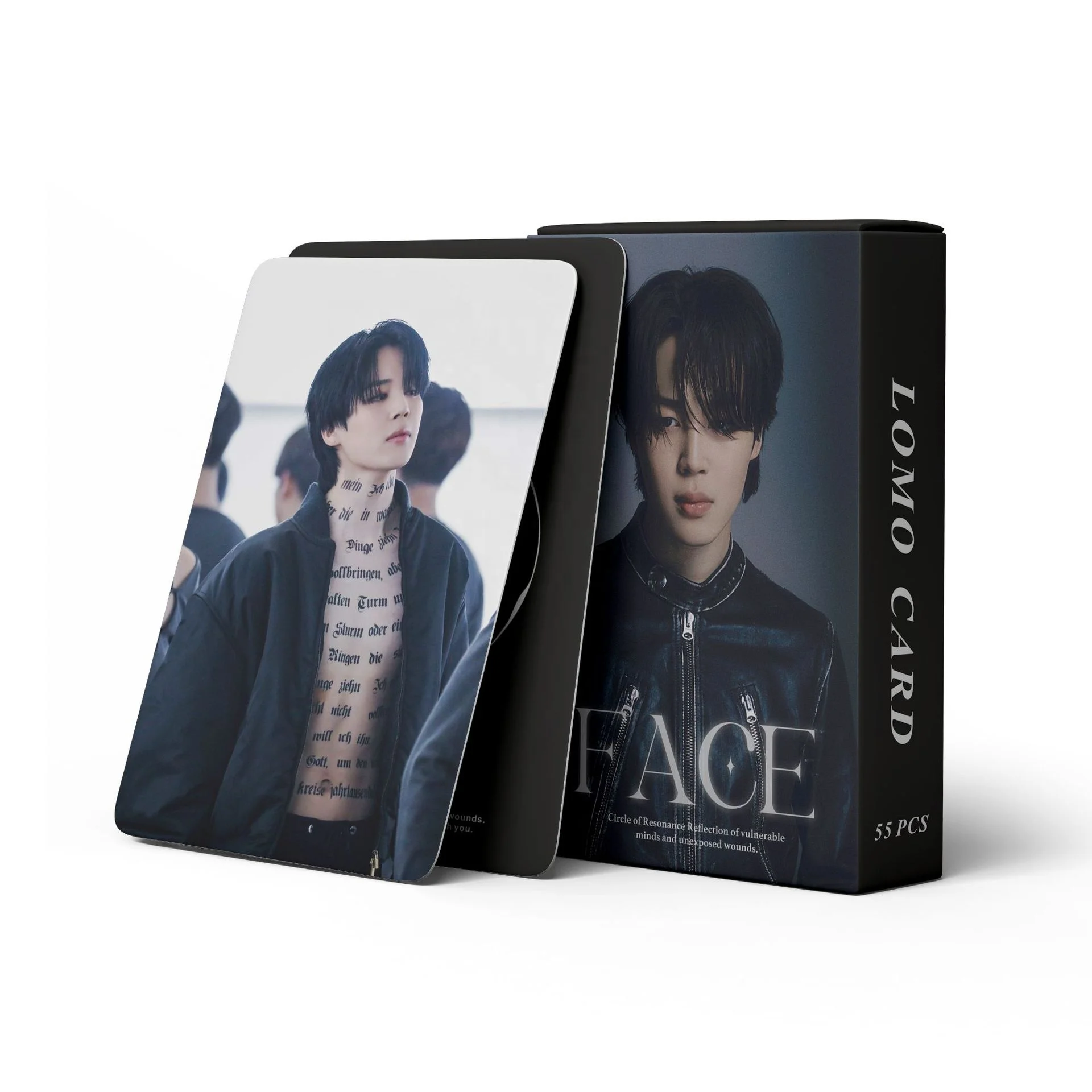 YUWEI Photo Cards FACE LOMO Cards KPOP for Bangtan Boys Jimin Post Cards photocard