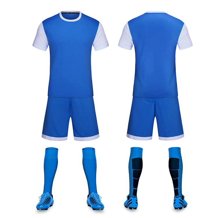 Wholesale Kids Soccer Uniforms Kit Children Cheap Soccer Team Jersey Uniforms Boys Football Soccer Training Uniforms