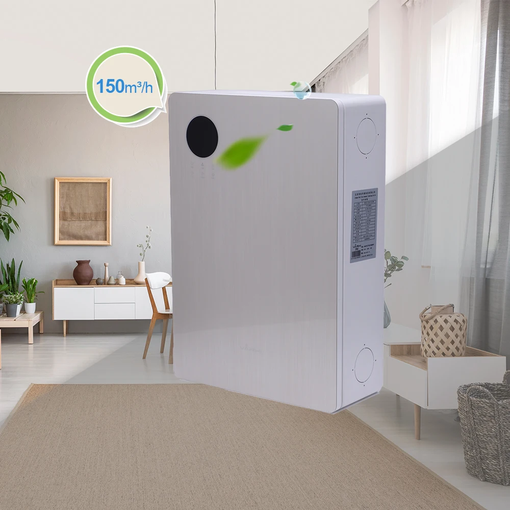 Tuya App ERV single room fresh air system ventilator positive pressure ventilation
