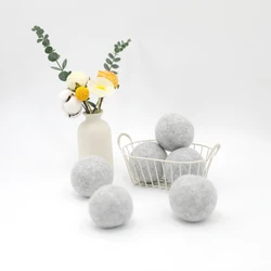 Cheap price high quality L 100 % organic new zealand bulk wool dryer balls in stock bulk wool dryer balls colorful