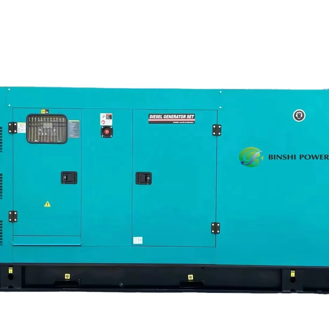 100 kVA diesel generator 3 PH 50HZ 60HZ powerfull  electric genset silent type soundproof canopy in Ecuador market