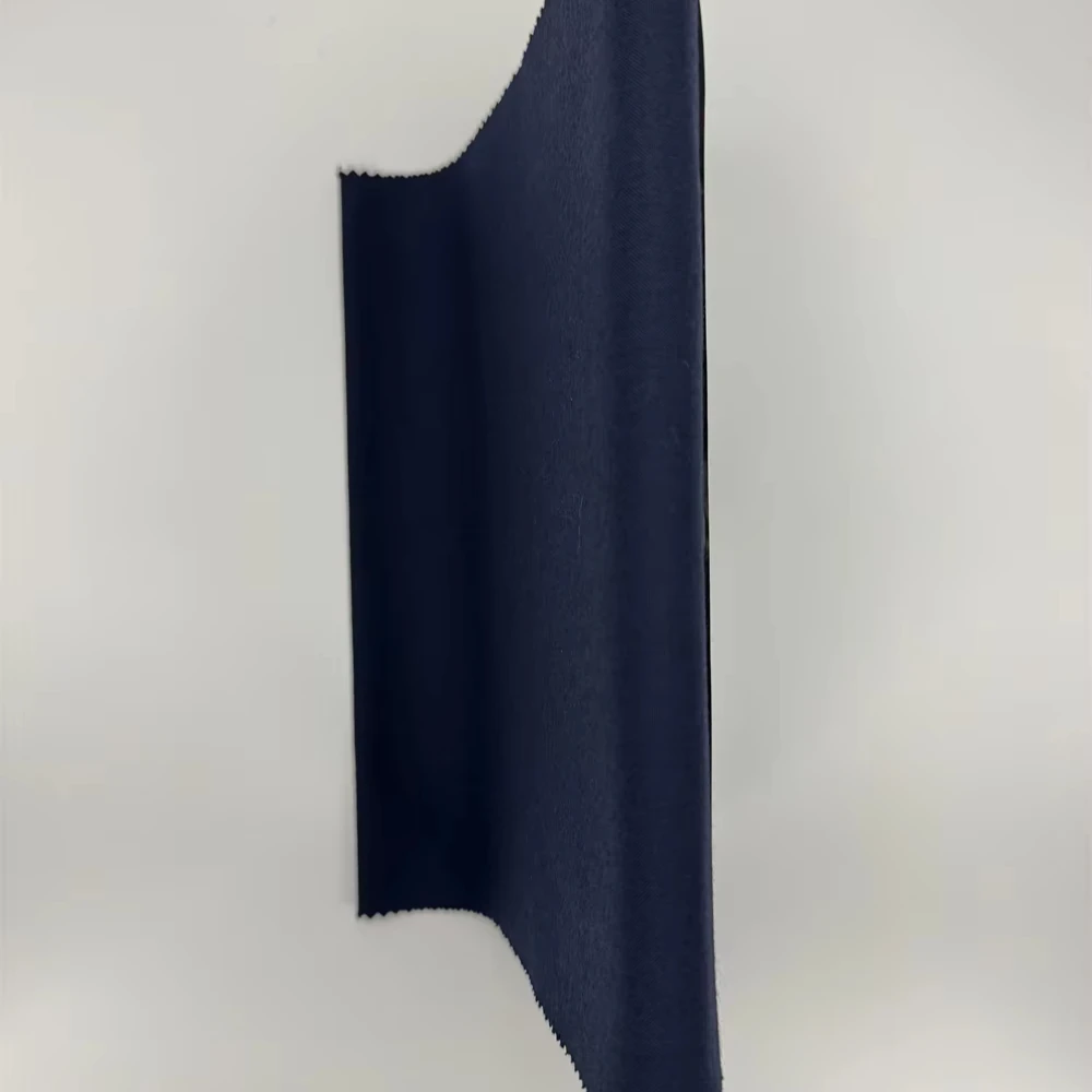 Competitive Price 260gsm Navy Wool Blended Molten Metal Splash Protective Fabrics Fire Retardent Fabric Aramid