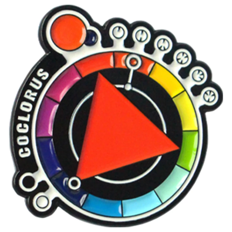 Custom positive enamel pin fight enamel pin and bat metal badge