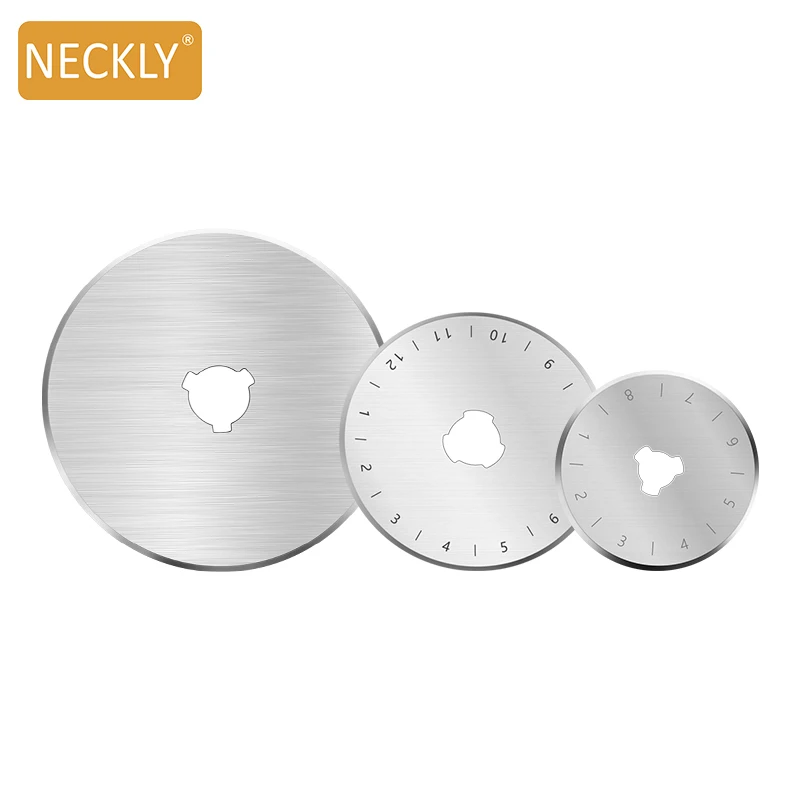Customize 28MM 45MM 60MM  Plastic Handle Replaceable Round Blade Knife Rotary Cutter Blade