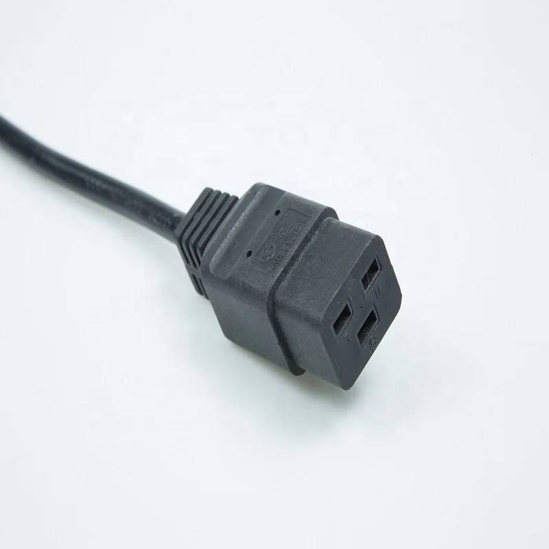 CE Approved IEC 320 Configuration C13/C14/C19/C20 250V AC 10A/16A Electric Plug Extension Power Cord