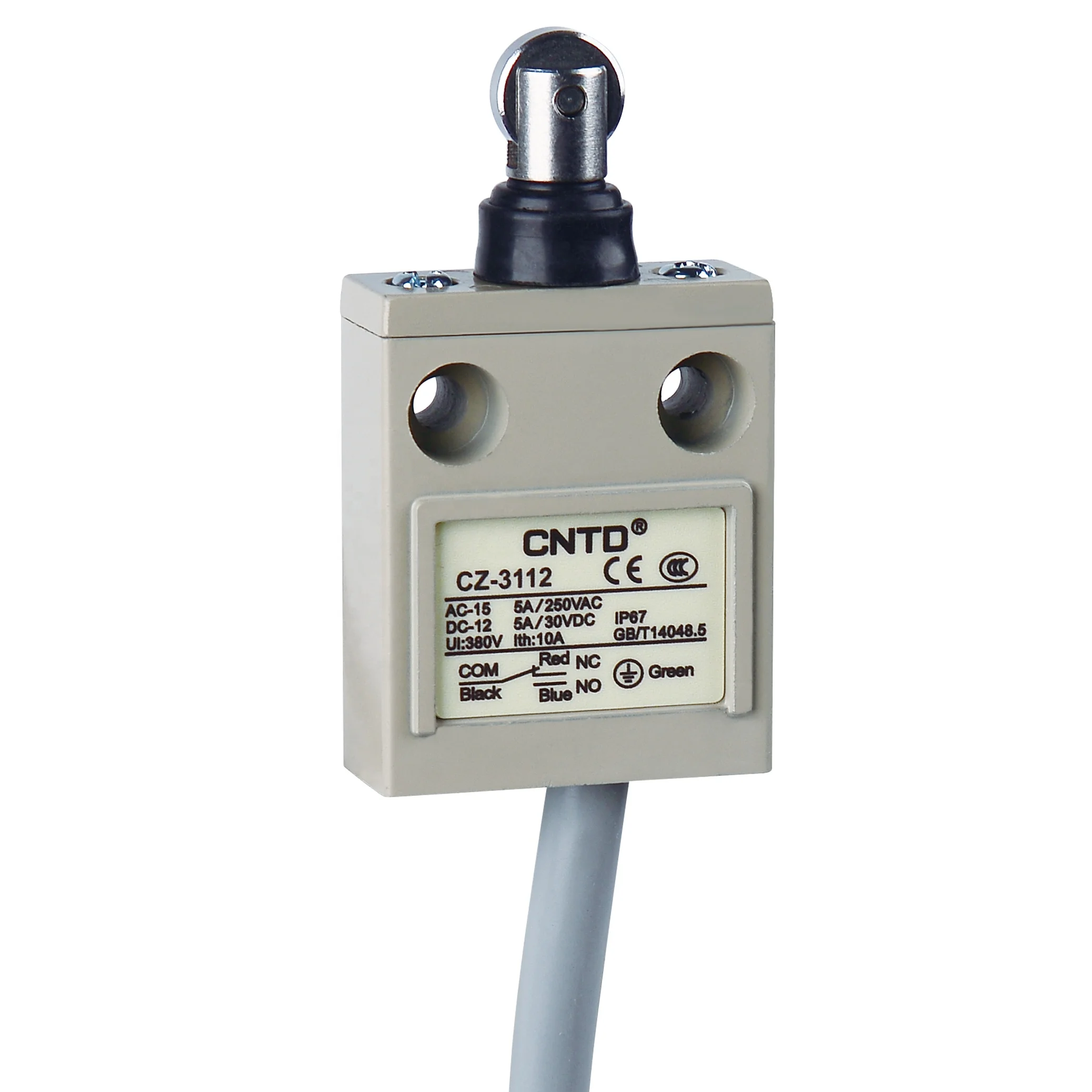 CNTD Various Actuators Waterproof Oilproof IP67 Aluminum Cast Shell 10A 380V Vertical Limit Switch CZ-3107