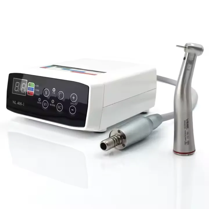 Dental Electric Motor Brushless Motor with E Type LED Handle Internal Spray Micromotor Fit for 1:1/1:5 Contra Angle