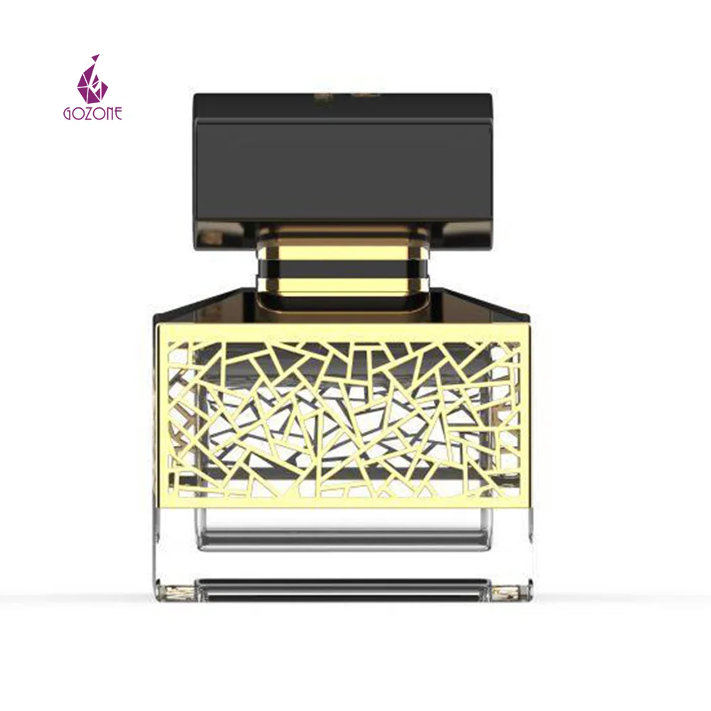 Transparent High-End Popular 50 Ml 100 Ml Can Be Customized Logo Perfume Bottle Glass Perfume Bottle