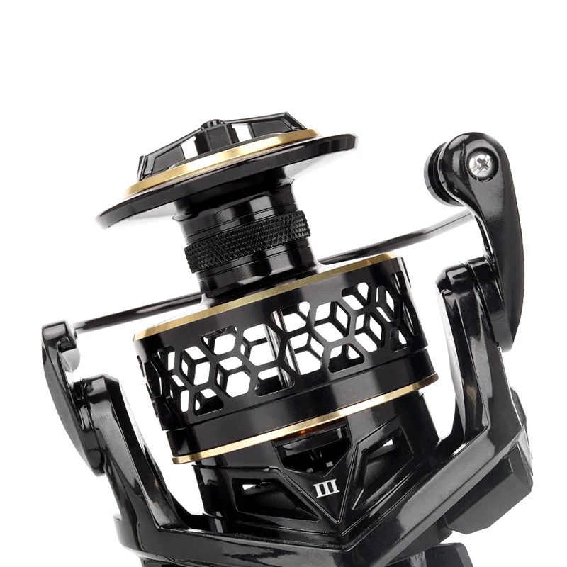 Strong Metal Frame Fishing Reel with Durable & Corrosion Resistant Stainless Steel Bearings Spinning Saltwater Fishing Reels