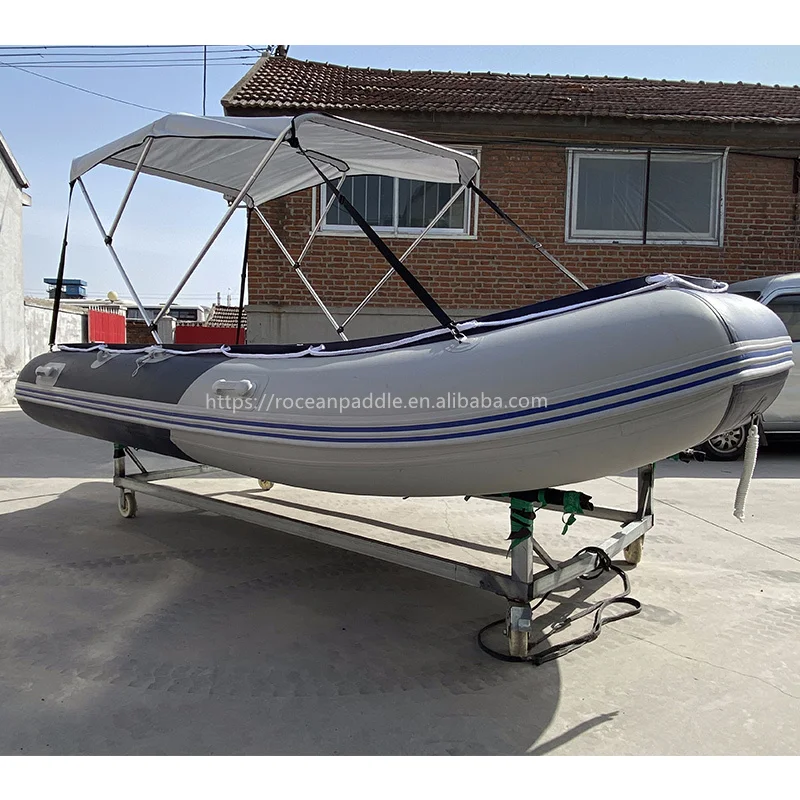 High Quality Floating Rafts Pontoon Inflatable Boat Fishing Electric Rigid Inflatable Boat China