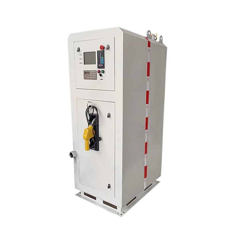 Philippine 500L Portable Micro Gas Station Containerized Fuel Tank Refueling Dispenser Mini Fuel Station