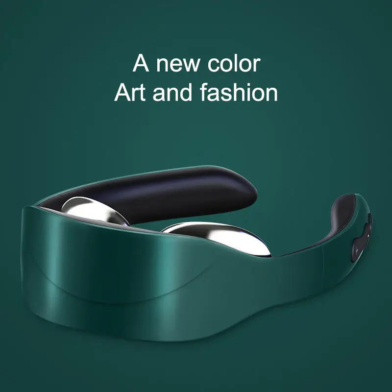 Dropshipping Best Electric Stick 3D Cordless Rechargeable Neck Care Massager Collar With Heat Neck