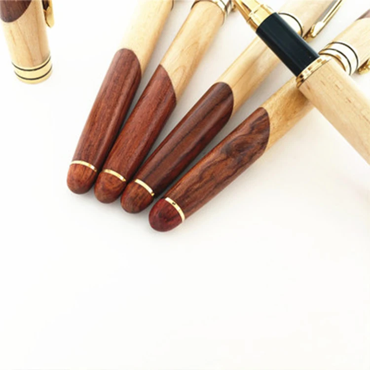 Wholesale new fashion good quality wooden pen box set kits wooden craft pen