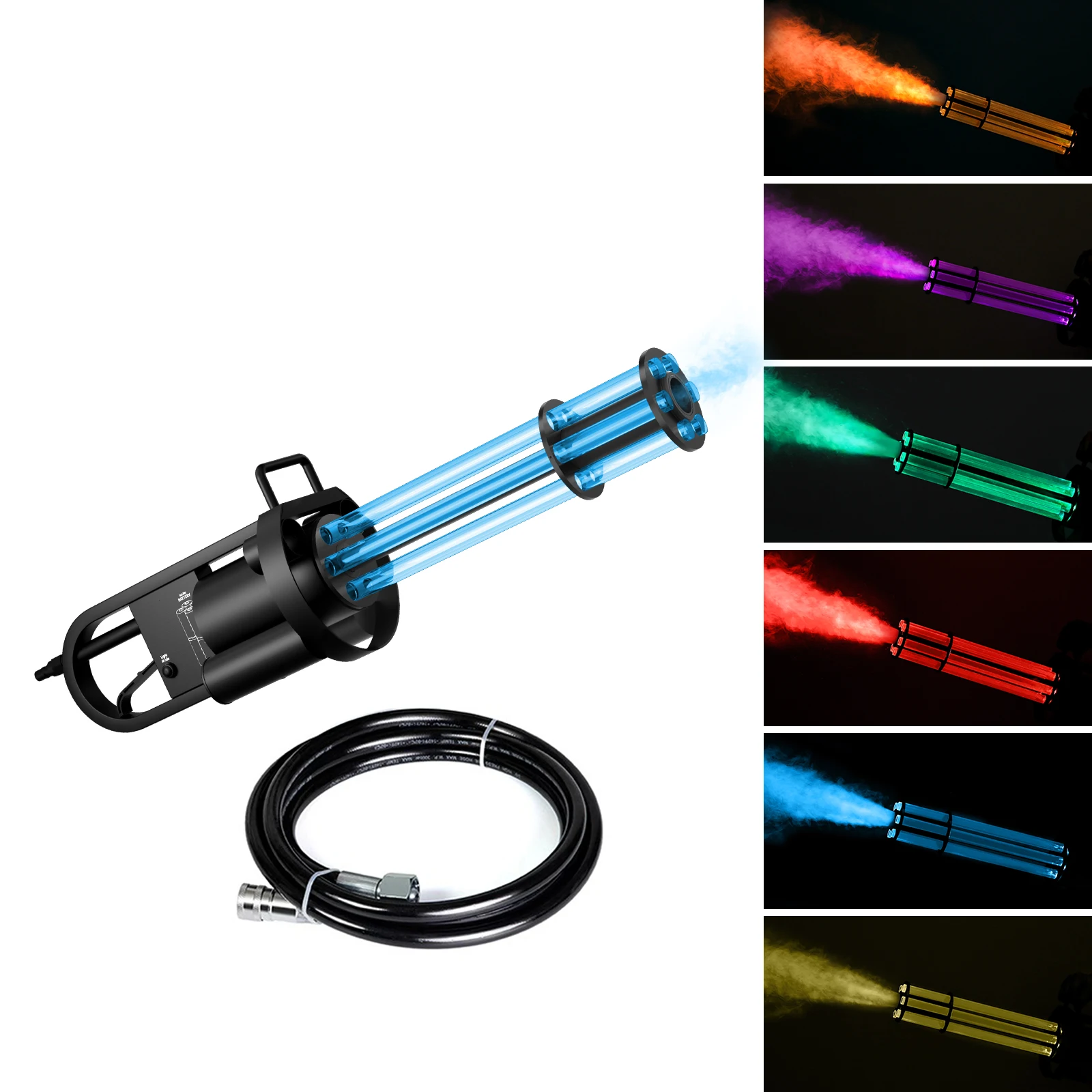 Professional Stage Equipment Machine Co2 Jet Gun Handhold Gatling Fog Gun For Nightclub Bar Dj Party Smoke Effect Machine
