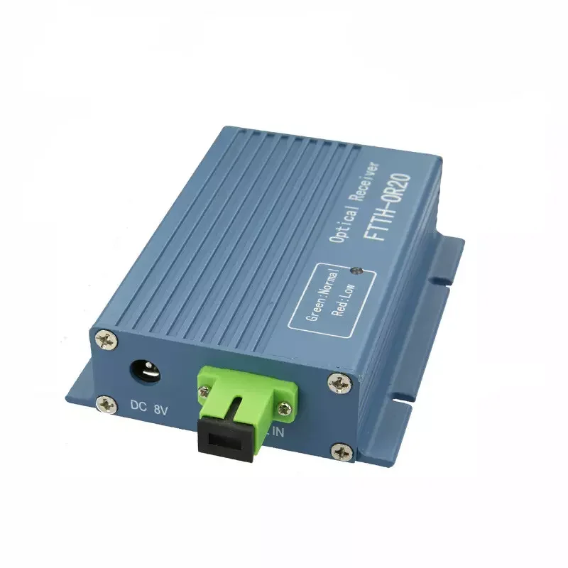 Fiber optic equipment tv active satellite mini ftth agc optical receiver catv node with wdm