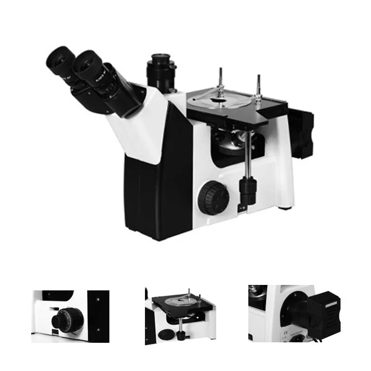 Metallurgical Microscope Trinocular inverted microscope for metallography with software and camera FXD-30MW