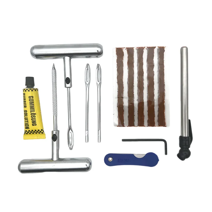 Universal Tire Plug Kit T Handle Tire Repair Tools to Fix Punctures for Truck