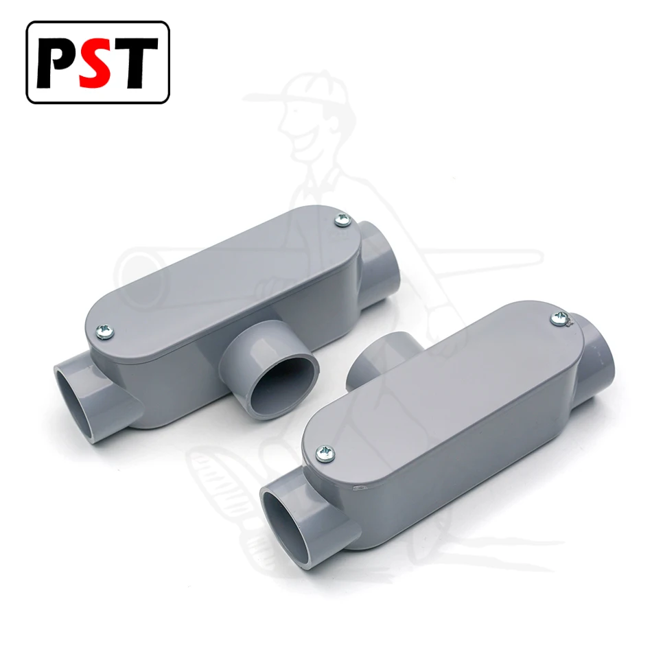LB/LL/T Type PVC Outlet Conduit Body Plastic with Cover
