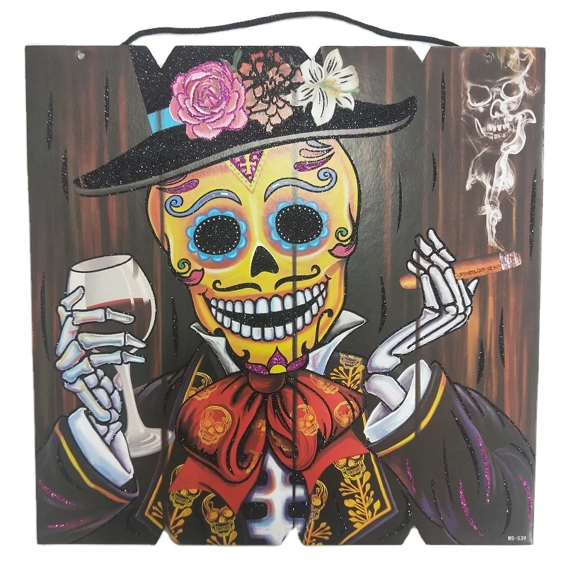 New design foam board figure ghost halloween hanging pendant decoration