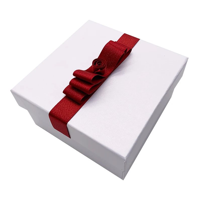 Handmade Gift Box Decoration Pre-tied Pull Elastic Loop Ribbon Packing Bows