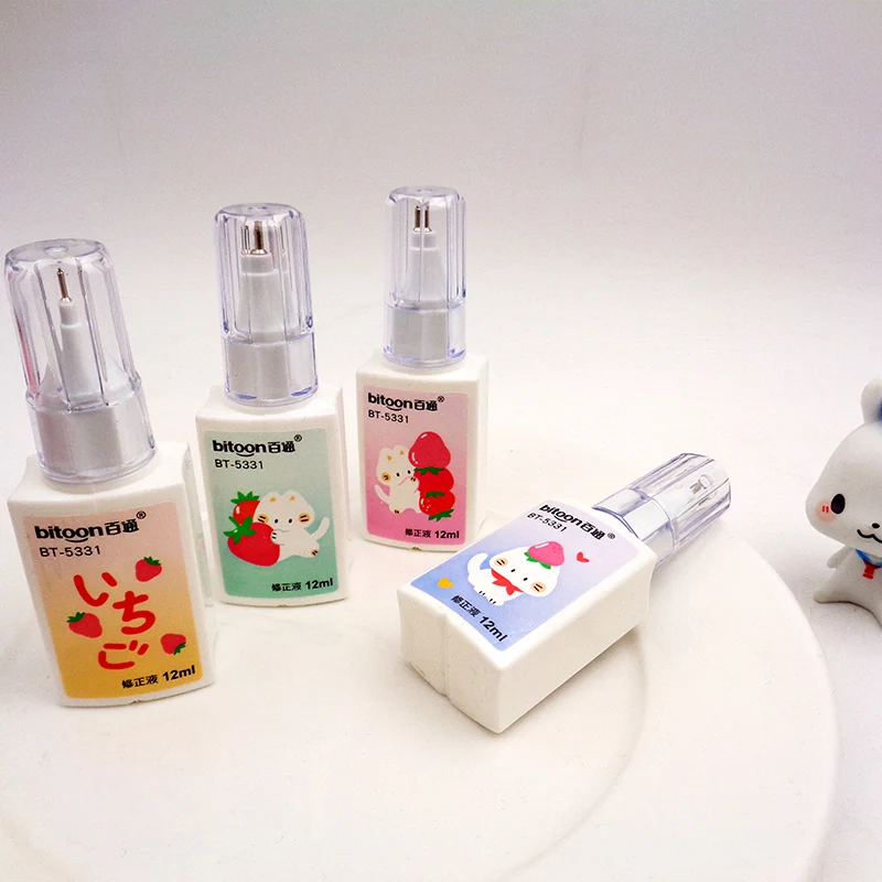 Professional Stationery Manufacturer Correction Fluid For Student Use Correction Fluid