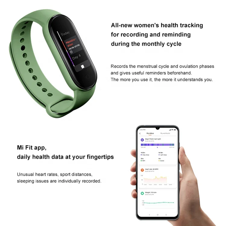 Глобальная версия Nfc Miband Xiomi Band5 bt 5 0 5ATM водонепроницаемый фитнес-браслет с AMOLED пульсометром и трекером Mi Band
