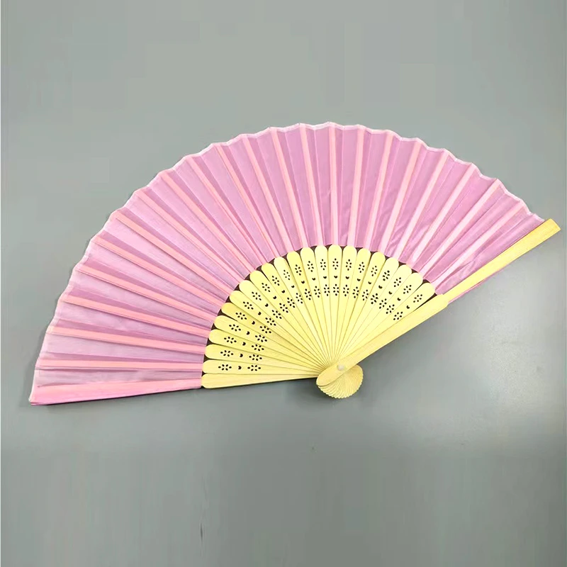Chinese Style Bamboo Openwork Folding Fan with Sandalwood Scent Personal Handheld Wedding Decoration Birthday Gifts
