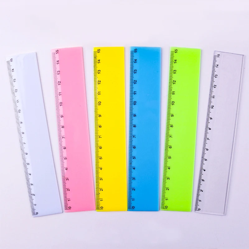 Oem Print Logo Customised Office Student School Children Plastic Cute Custom Ruler