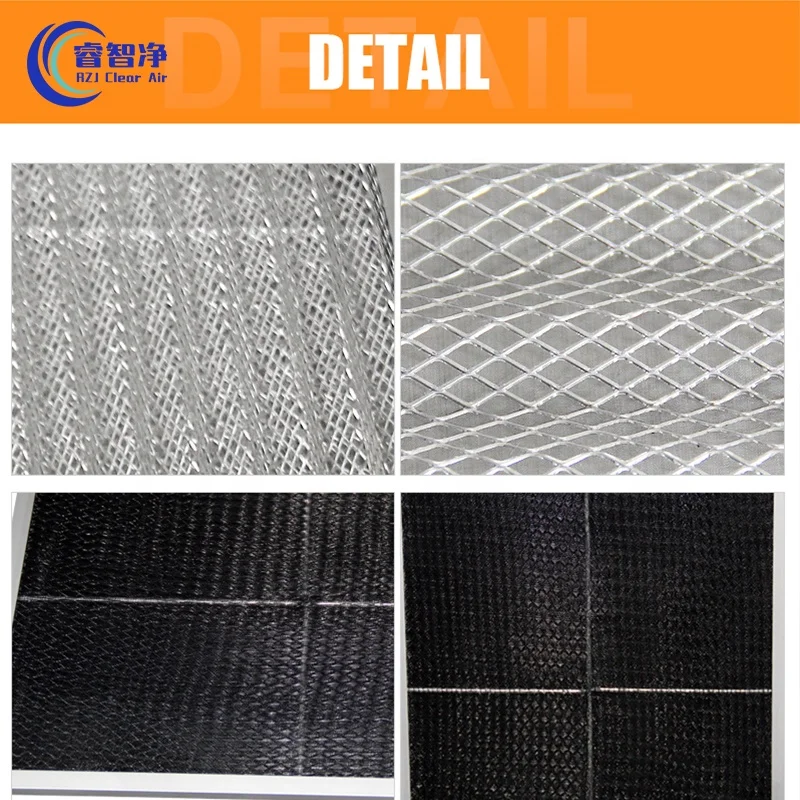 Wholesales Air Purifiers Parts Remove PM 2.5 Primary Filter Hepa Activated Carbon Replacement