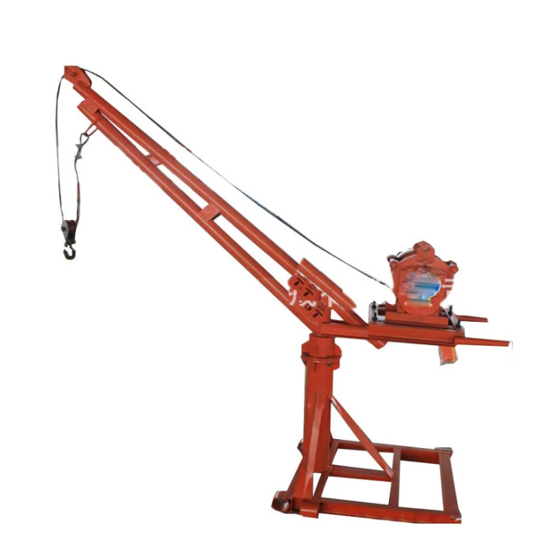 Portable Small Lift Construction Floor Crane Foldable ShopCrane Engine Crane