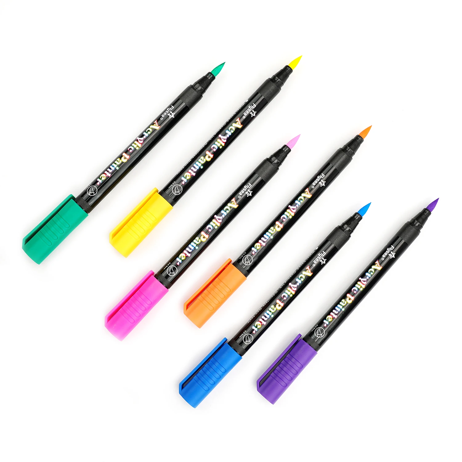 Top Fashion Water-based Ink Brush Pen 36 Pack Art Markers for Note Taking