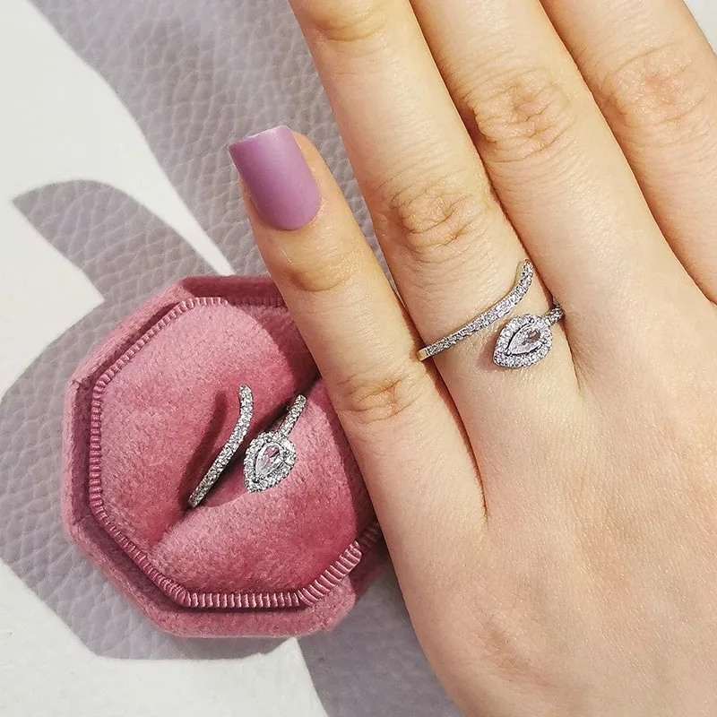 Unique Design Adjustable Opening Ring for Women with a Sense of Fashion and Light Luxury