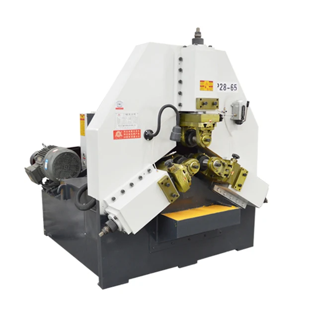 Good evaluation three shaft ZP28-65 model hydraulic 22-90mm steel pipe thread rolling machine manufacturer