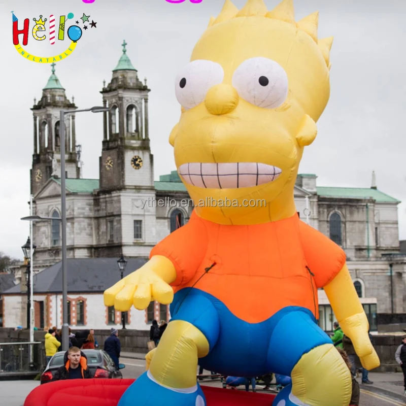 Giant Airblown cartoon character balloon model homer simpson inflatable