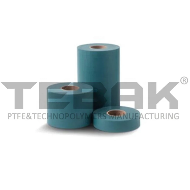 0.8mm 1.0mm 1.2mm 1.5mm 2.0mm thickness PTFE Soft belt blue turcite for cnc machine