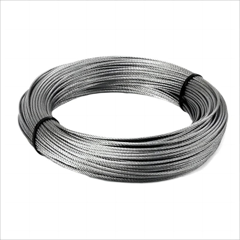 High Quality Electric Galvanized Steel Wire Rope 6X19+Fc Galvanized Steel Wire Rope